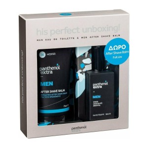 Panthenol Extra Promo His Perfect Unboxing Men Eau De Toilette Wood/Chocolate/Oriental Ανδρικό Άρωμα, 50ml & Δώρο Men After Shave Balm Βάλσαμο για μετά το Ξύρισμα, 75ml