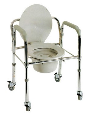 Alfacare AC-522WB Κάθισμα Τουαλέτας Τροχήλατο Economy, 1τμχ 