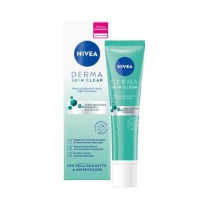 Nivea Derma Skin Clear Night Exfoliator Απολεπιστικό Νύχτας, 40ml