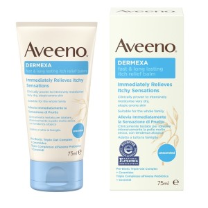 Aveeno Dermexa Fast & Long Lasting Itch Relief Balm Βάλσαμο για Γρήγορη Ανακούφιση από τον Κνησμό που Διαρκεί, 75ml