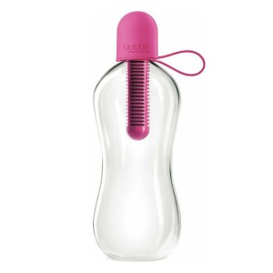 Bobble Carry Cap Πλαστικό Παγούρι με Φίλτρο Ροζ, 550ml 