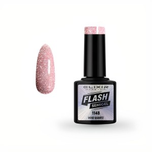 Elixir Make-up Semi Gel Ημιμόνιμο Επαγγελματικό Βερνίκι Νυχιών Νο1148 Rose Quartz, 8ml