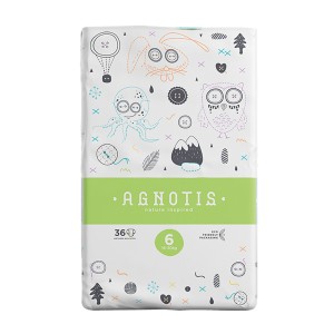 Agnotis Πάνες με Αυτοκόλλητο Baby Eco No.6 για 16-30kg, 36τμχ