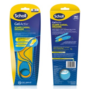 Scholl Gel Activ Πάτοι για Καθημερινά Υποδήματα & Απορρόφηση Κραδασμών, 1ζευγάρι