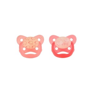 Dr. Browns PreVent Contoured Glow-in-the-Dark Pink 0-6m 2τμχ