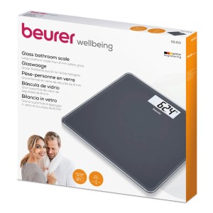Beurer GS 213 Ψηφιακή Γυάλινη Ζυγαριά Δαπέδου Μαύρη, 1τμχ