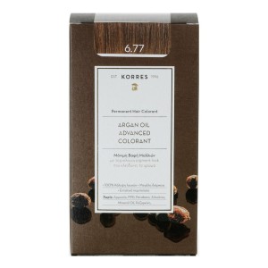 Korres Argan Oil Advanced Colorant Μόνιμη Βαφή Μαλλιών 6.77 Πραλίνα, 50ml