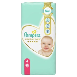 Pampers Premium Care No 4 (9-14kg), 52 τμχ