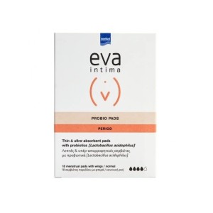 Intermed Eva Intima Probio Pads Σερβιέτες με Φτερά, 18τμχ