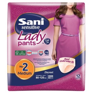 SANI LADY PANTS ΕΣΩΡΟΥΧΟ Νo 2 (12τεμ.) - (MEDIUM)