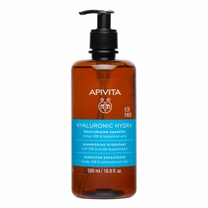 Apivita Hyaluronic Hydra Σαμπουάν Ενυδάτωσης, 500ml