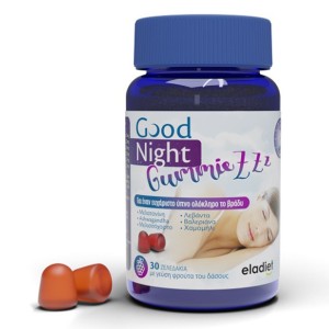 Eladiet Good Night Gummies Συμπλήρωμα Διατροφής Μελατονίνης, 30gummies