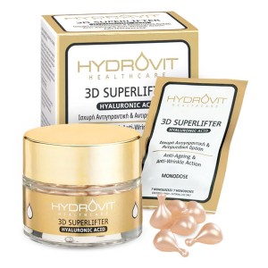 Hydrovit 3D Superlifter Hyaluronic Acid Monodose Ορός σε Μονοδόσεις με Ενισχυμένη Αντιγηραντική & Αντιρυτιδική Δράση, 60κάψουλες