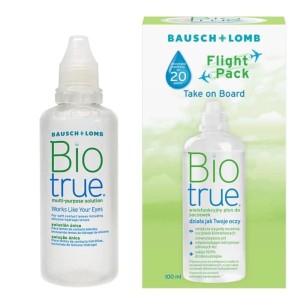 Bausch & Lomb Promo Biotrue Υγρό Φακών Επαφής Πολλαπλών Χρήσεων σε Ταξιδιωτική Συσκευασία & Θήκη Φακών, 100ml