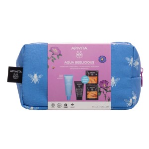 Apivita Σετ Ενυδάτωσης & Φρεσκάδας Aqua Beelicious Λεπτόρρευστη Κρέμα Ενυδάτωσης με Χρώμα για Φυσική Λάμψη SPF30 40ml + ΔΩΡΟ Μαύρο Gel Καθαρισμού για Πρόσωπο & Μάτια 50ml + ΔΩΡΟ Μάσκα Προσώπου Μέλι 16ml, 1σετ