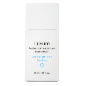 Luvum Bamboo Hyaluronic Moisture Suncream Ενυδατική Αντηλιακή Κρέμα Προσώπου με Υαλουρονικό Οξύ SPF50+, 50ml