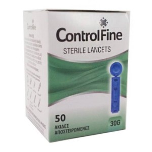 ControlFine Lancets Αποστειρωμένοι Σκαρφιστήρες 30G, 50τμχ