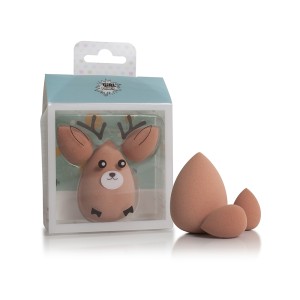 Pokhara Cosmetic Puff Deer Σφουγγαράκι Μακιγιάζ, 3τμχ	