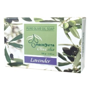 Macrovita Olivelia Φυσικό Σαπούνι Ελαιόλαδου - Lavender, 100gr