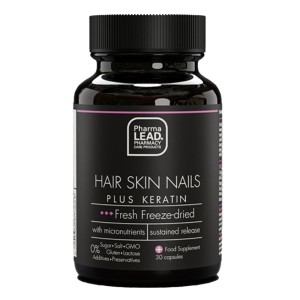 Pharmalead Hair Skin Nails Plus Keratin, 30 κάψουλες