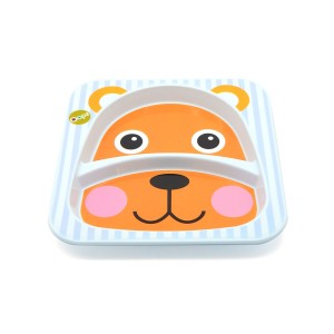 Oops Παιδικό Πιάτο με Χωρίσματα Bear 6m+, 1τμχ