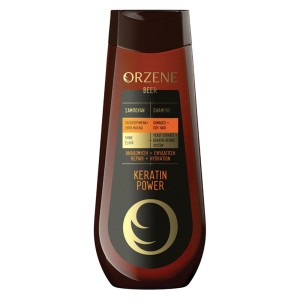 Orzene Σαμπουάν Μπύρας Keratin Power, 400ml