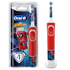 Oral-B Παιδική Ηλεκτρική Οδοντόβουρτσα Spider-Man για παιδιά 3+ Ετών, 1τμχ
