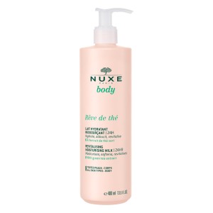 Nuxe Body Reve de The Revitalising Moisturising Milk 24H Ενυδατικό Γαλάκτωμα Σώματος με Πράσινο Τσάι, 400ml