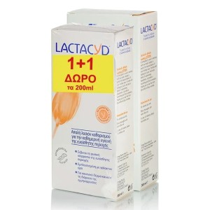 Lactacyd Promo Classic Λοσιόν Καθαρισμού Ευαίσθητης Περιοχής 300ml & Δώρο 200ml, 1σετ