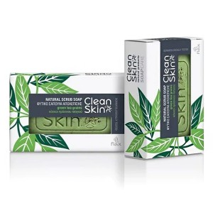 Cleanskin Φυσικό Σαπούνι Απολέπισης Με Κόκκους Πράσινου Τσαγιού, 100gr