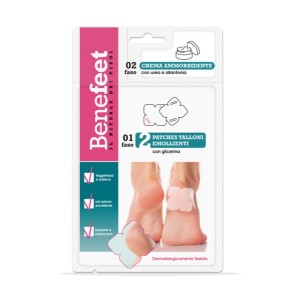 Benefeet 2 Emollient Heel Patches Μαλακτική Κρέμα & Μαλακά επιθέματα Φτέρνας, 2τμχ