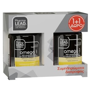 Pharmalead 1+1 ΔΩΡΟ Omega 3 Συμπλήρωμα Διατροφής , 2x30κάψουλες