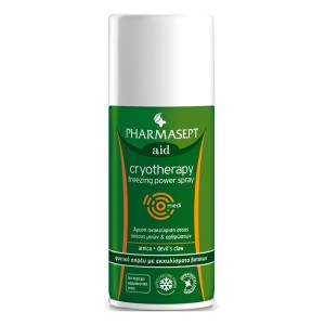 Pharmasept Aid Cryotherapy Freezing Power Spray Τοπικό Αναλγητικό Spray με Εκχυλίσματα Βοτάνων, 150ml