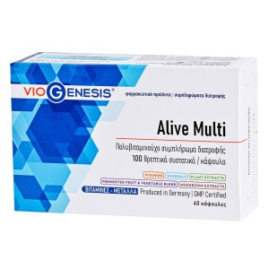 Viogenesis Alive Multi Πολυβιταμίνες, 60 κάψουλες