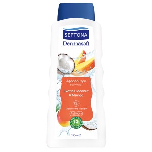 SEPTONA DERMASOFT ΑΦΡΟΛΟΥΤΡΟ COCONUT & MANGO 750ml