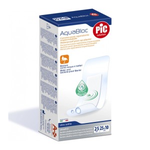 Pic Solution Aδιάβροχο Αυτοκόλλητο Επίθεμα Aquabloc 25x10cm, 1τμχ