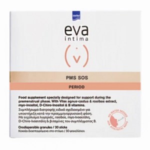 Intermed Eva Intima PMS SOS Συμπλήρωμα Διατροφής για την Προεμμηνορυσιακή Φάση, 30sticks