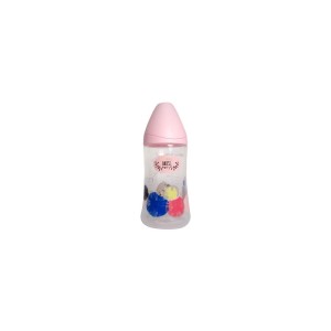 Suavinex Μπιμπερό Με Θηλή Από Σιλικόνη 360ml 6+m S 2 M Ρόζ