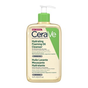 Cerave Hydrating Foaming Oil Cleanser Λάδι Καθαρισμού Προσώπου & Σώματος για Κανονικό έως Ξηρό Δέρμα, 473ml