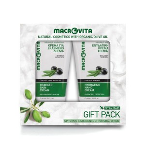 Macrovita Promo Ενυδατική Κρέμα Χεριών, 60ml & Κρέμα για Σκασμένο Δέρμα, 60ml