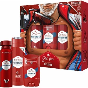Old Spice Promo Whitewater Shower Gel (250ml), Deodorant Stick (50ml) & Body Spray (150ml)