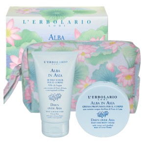 L Erbolario Promo Alba In Asia Σετ Περιποίησης για Ενυδάτωση με Scrub Σώματος 50ml & Αρωματική Κρέμα Σώματος 75ml, 1σετ