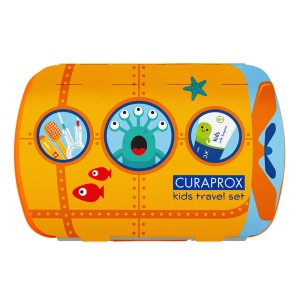 Curaprox Travel Set Kids Πορτοκαλί, 1σετ