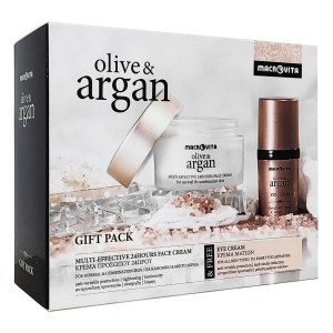 Macrovita Multi-Effective Κρέμα Προσώπου για Κανονικό/Μικτό 24ώρου 50ml & ΔΩΡΟ Κρέμα Ματιών Mini Olive & Argan 15ml