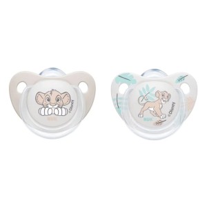 Nuk Trendline Disney The Lion King Πιπίλες Σιλικόνης 0-6m, 2τμχ