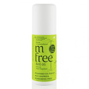 M Free Φυτικό Εντομοαπωθητικό Roll On, 50ml