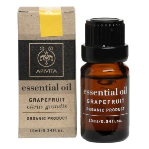 Apivita Essential Oil Grapefruit Αιθέριο Έλαιο Γκρέϊπφρουτ, 10ml