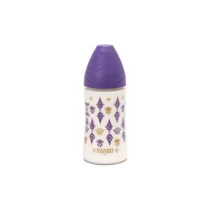 Suavinex Couture Μπιμπερό με Φυσιολογική Θηλή Σιλικόνης 270ml Μωβ