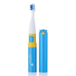 Brush Baby Go Kidz Electric Travel Παιδική Ηλεκτρική Οδοντόβουρτσα Μπλε & Αυτοκόλλητα, 1τμχ