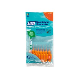TePe Original Μεσοδόντια Βουρτσάκια 0.45mm Πορτοκαλί, 8τμχ